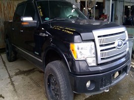 2012 FORD F150,BLACK,PLATINUM,CREW CAB,3.5L TURBO,4WD, F25002